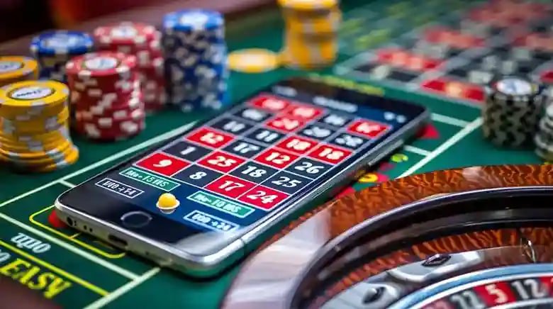 VIP Casino Room တွင် Exclusive Baccarat Table မြင်ကွင်း